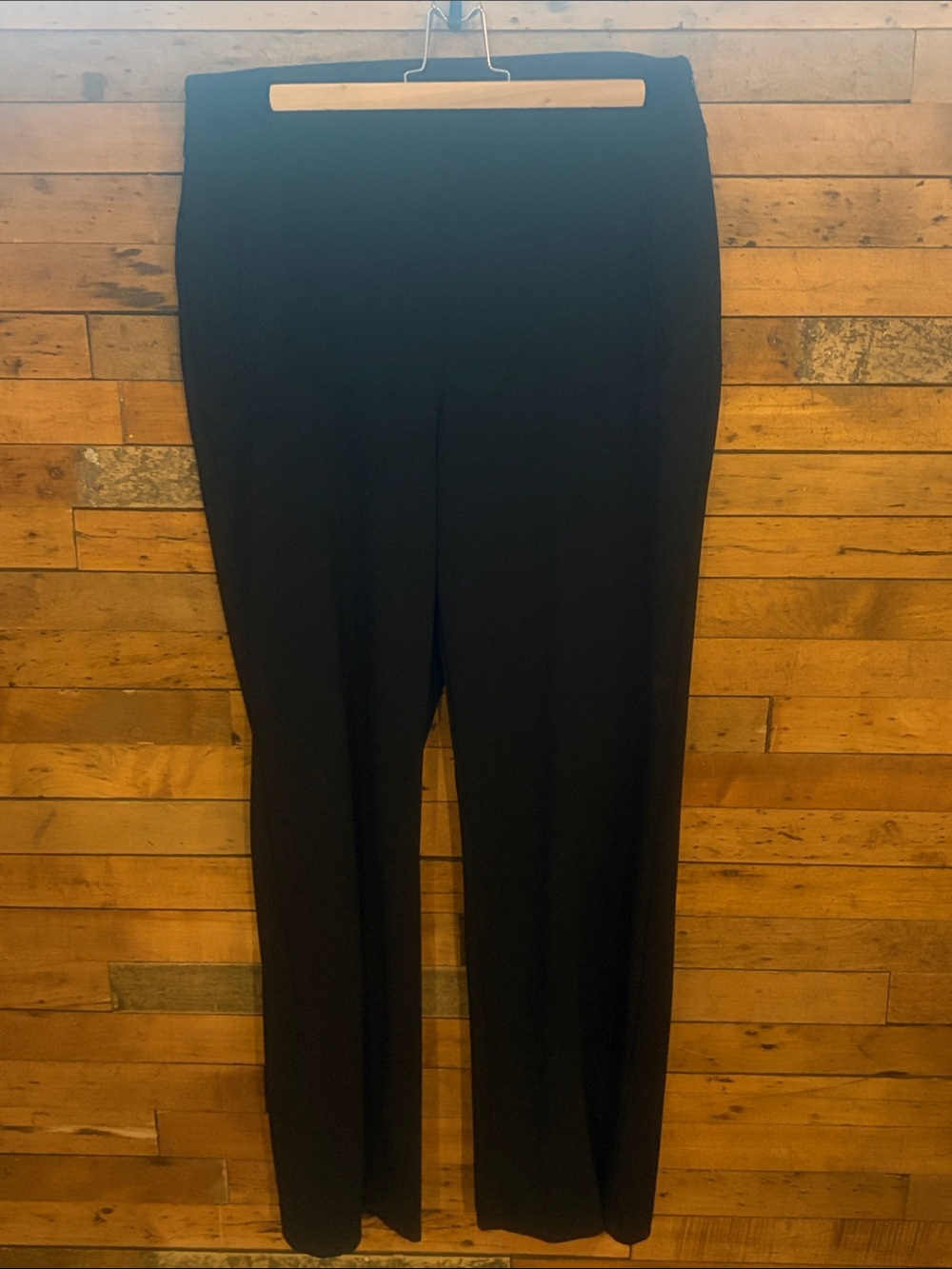 INC International Concepts Black Straight-Leg Dress Pants
